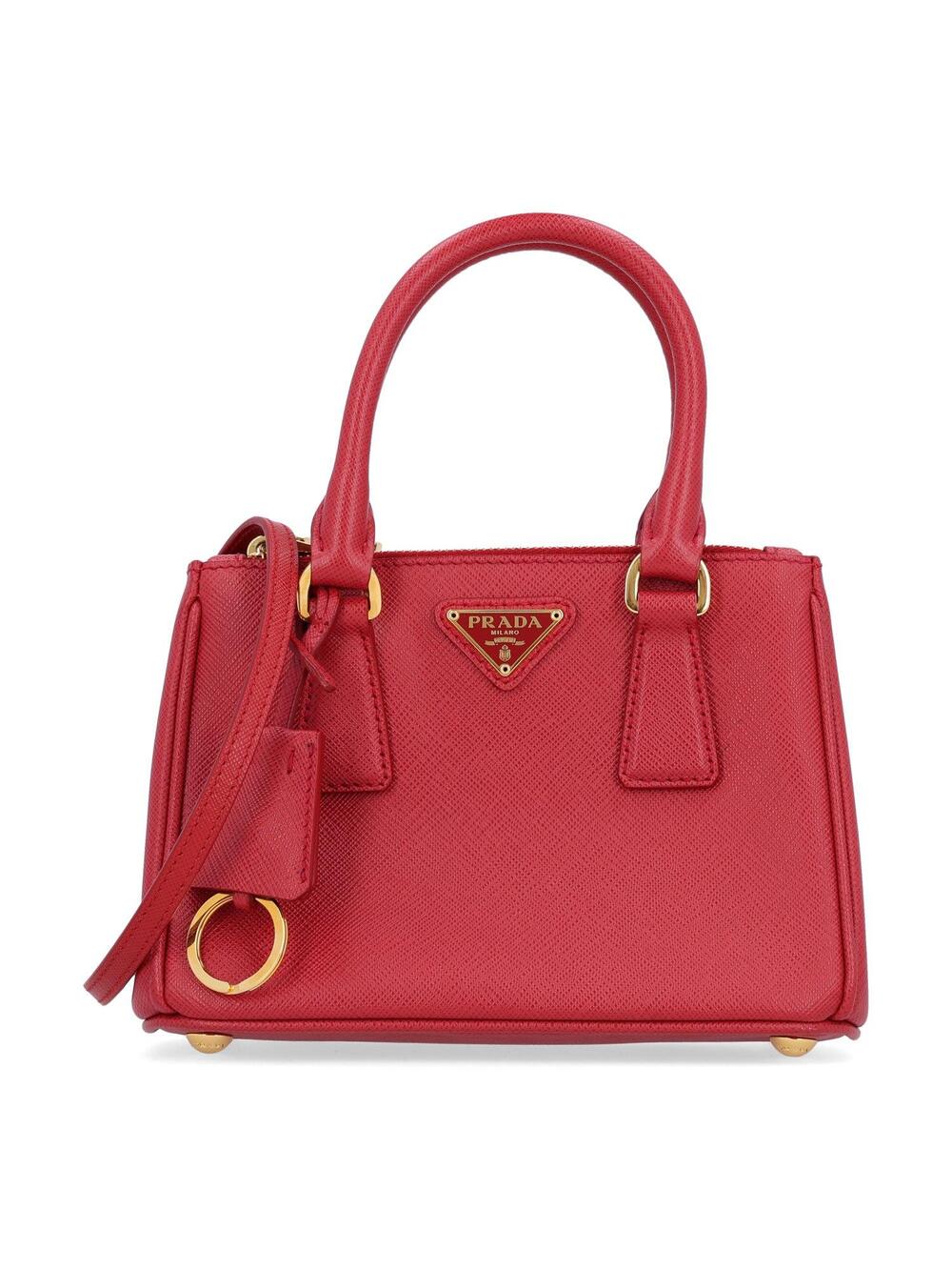 Prada Saffiano Micro Galleria Double #375267P11B